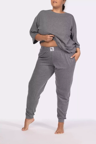 Homie shortsleeve Piżama damska Mona melange