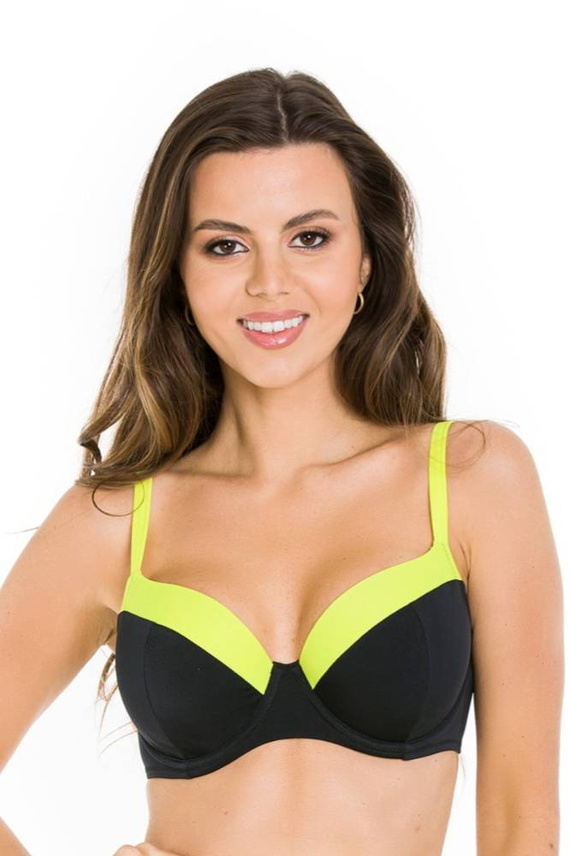 Ibiza Biustonosz kąpielowy full cup Mediolano czarny