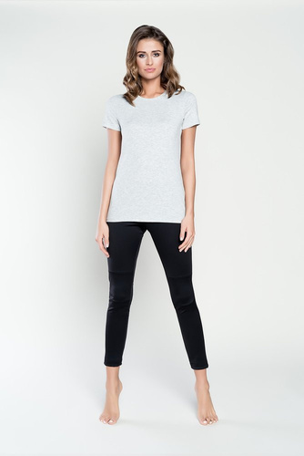 Ibiza Koszulka Damska krótki rękaw Italian Fashion - czarny 