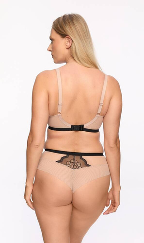 GFP 1287 Carina Figi damskie brazyliany Gaia- czarno-beżowy