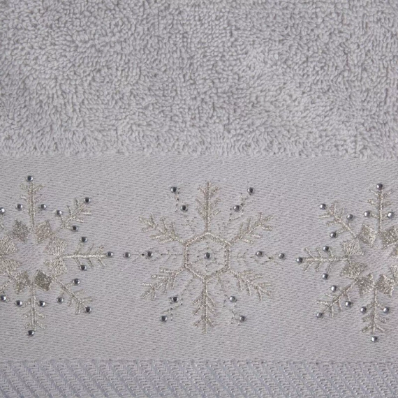 Joy 3 ręcznik świąteczny choinka Eurofirany srebrny