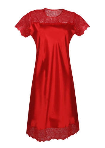 Louise Halka satynowa Koszulka damska DKaren - czerwony