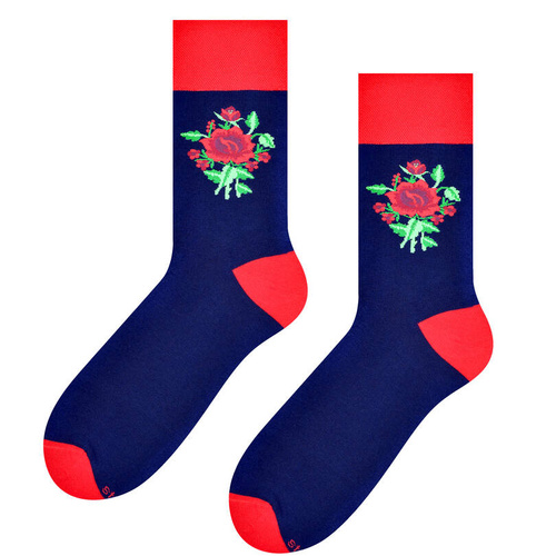 art.118 Folk Skarpety męskie Steven 011 granat