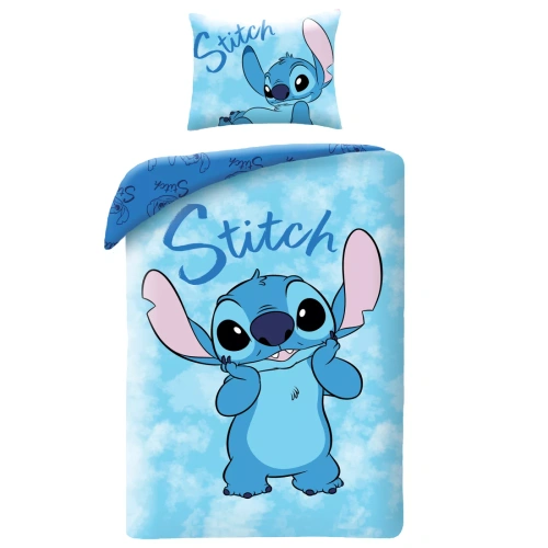 Pościel bawełniana Halantex Lilo i Stitch 140x200 dwustronna 70x90