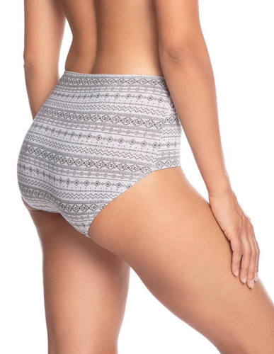 L-1436 MX A'2 Figi Damskie Lama  szary