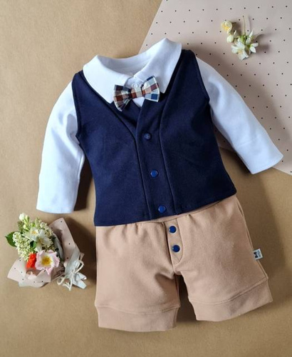 410KR/latte Little Gentleman Spodenki krótkie Marija - latte