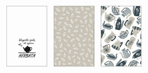 Herbata Kuke Zestaw Ściereczek Kuchennych Faro