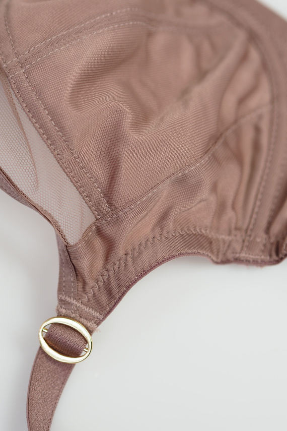 Mediolano Omena Soft 19254 mocca– elegancki biustonosz soft z podtrzymaniem