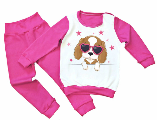 Piesek w okularach Piżamka dziecięca Moocha