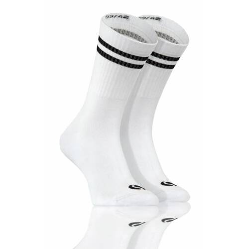 SKB04 Skarpety sportowe długie Sesto Senso biały