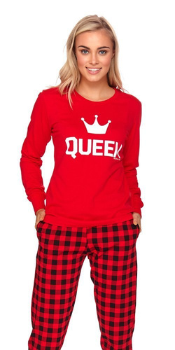 9748 Piżama Damska Doctor Nap - red