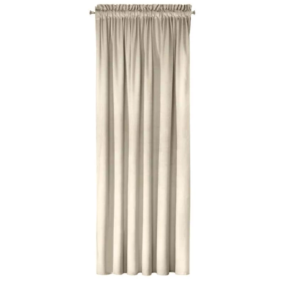 Melanie Zasłona welurowa na taśmie Eurofirany kremowy