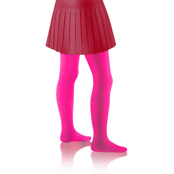 Claudia Rajstopy Dziewczęce kryjące 40 den Sesto Senso- neon pink