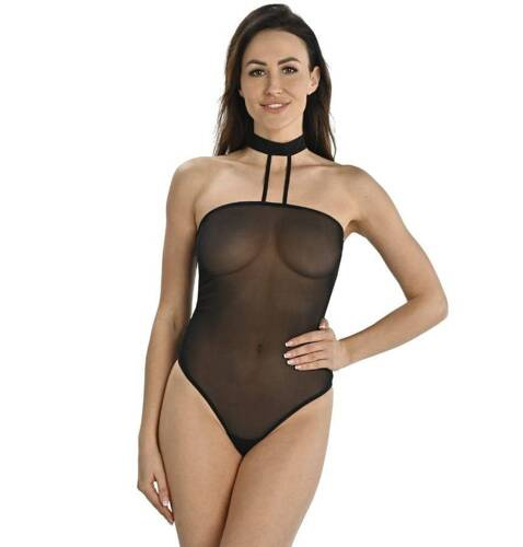 2440 Cyndi Body damskie z chokerem Teyli - black