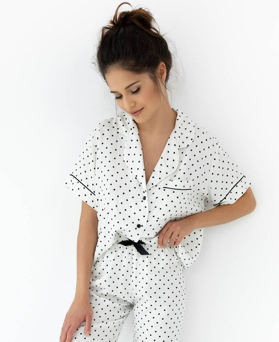 Chanel Piżama damska  Sensis -śmietankowy