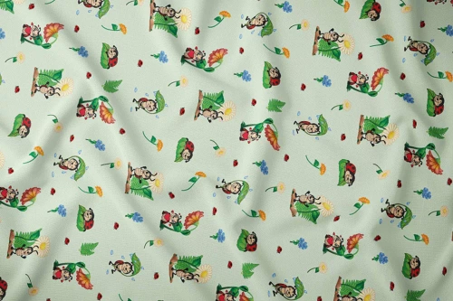 3807 C Kraina Snów Pościel dziecięca bawełniana biedronki Karo 