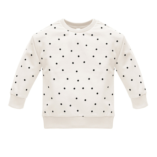 Tres Bien Bluza wciągana Pinokio - ecru groszki