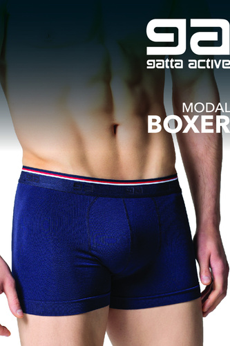 Gatta Boxer Modal Bokserki Męskie Bezszwowe Oddychające z Modalu navy