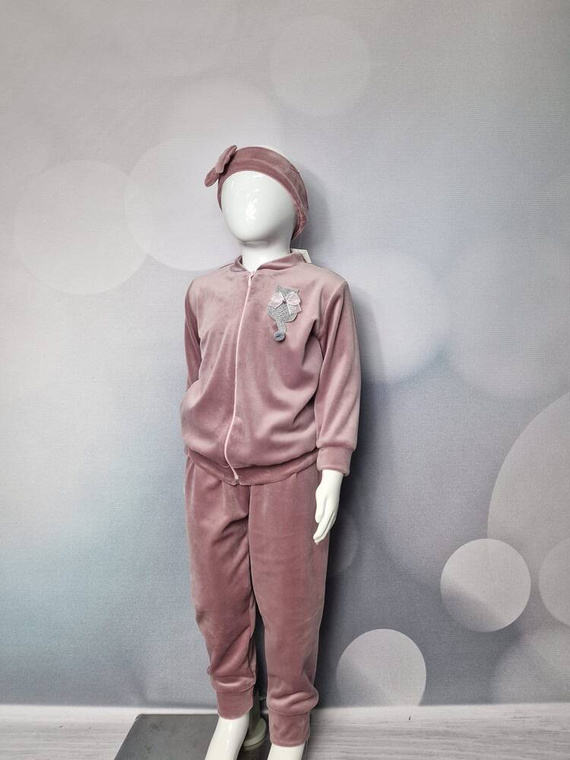 Hand Made dres dziecięcy Bambarillo różowy 