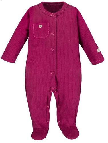 Pajac z kieszonką ze stópkami "Simply Comfy" Ewa Klucze - granat