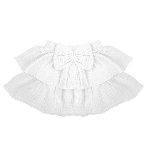 207091 Spódniczka bawełniana "Muślin" Nicol- biała 