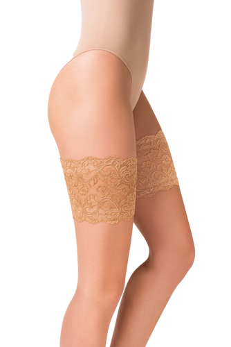 509 Opaska na uda koronkowa Gabriella beige/odc.beżowego opaski	
