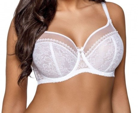 1396 Miękki Biustonosz Maxi Ava biały