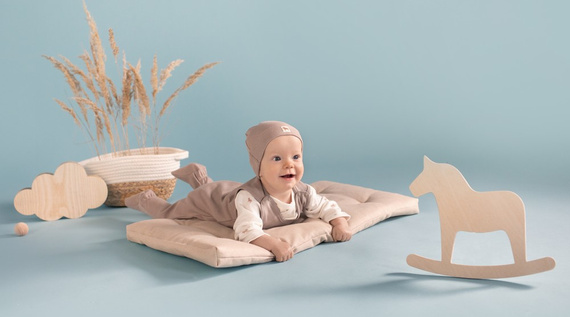 Wooden Pony Śpiochy niemowlęce Pinokio - beż