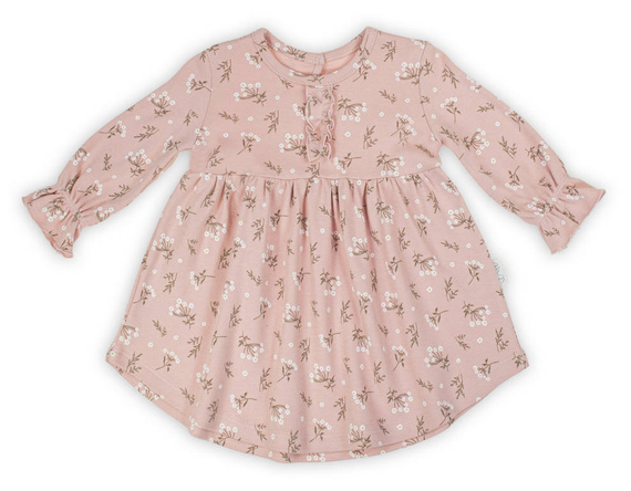 188167 Sukienka bawełniana "Nela" Nicol - różowy