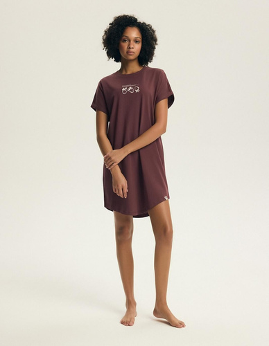 Koszula nocna Henderson Evika 45184 – bawełniana, owocowy nadruk