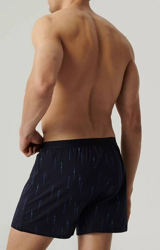 2MBX-074 Bokserki męskie Atlantic -granatowy