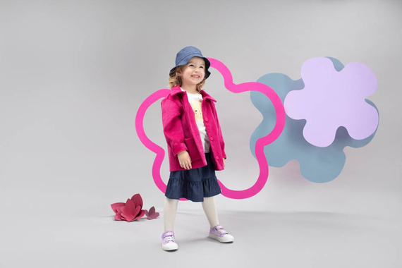 Romantic kapelusz dziewczęcy Pinokio - jeans