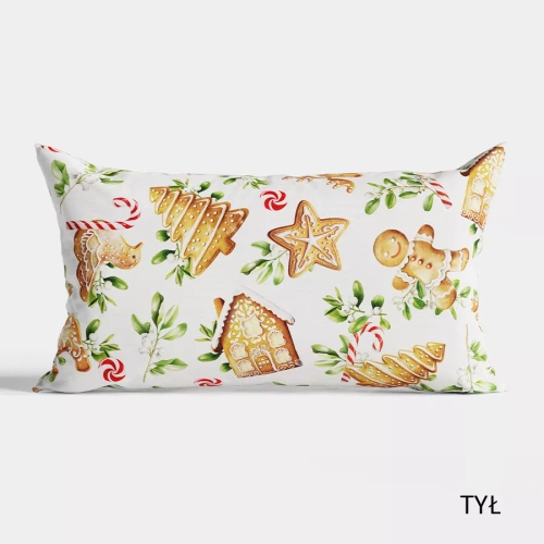 TBN016 Pierniki Poduszka świąteczna Markizeta biały  