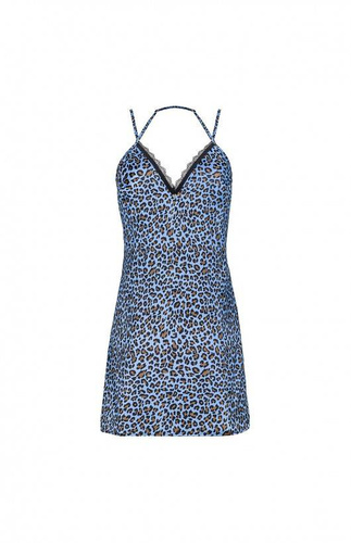 Nadines Chemise Koszulka damska Obsessive - niebieski