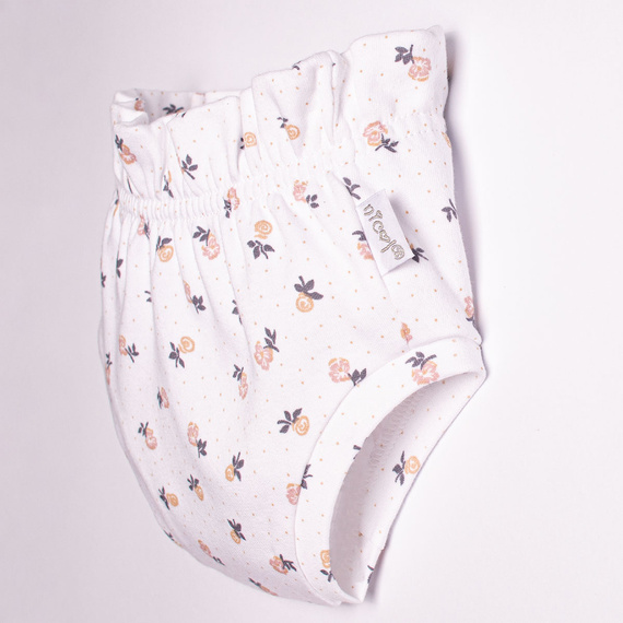 Bloomersy niemowlęce Nicol 220087 2-pak bawełna Oeko-Tex róż kwiatki