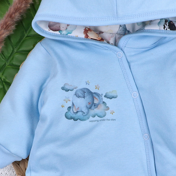 ABN-5617 Kombinezon niemowlęcy Little Dreamers Nini z bawełny organicznej – ciepły, ekologiczny, bezpieczny