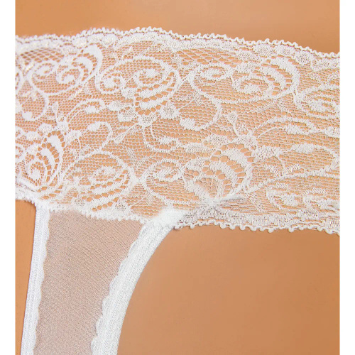 Beatrice Rajstopy imitujące pończochy Sesto Senso- biały