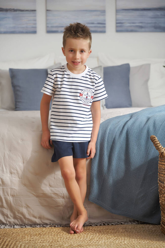 5352 Piżama dziecięca Unisex Doctor Nap - marine
