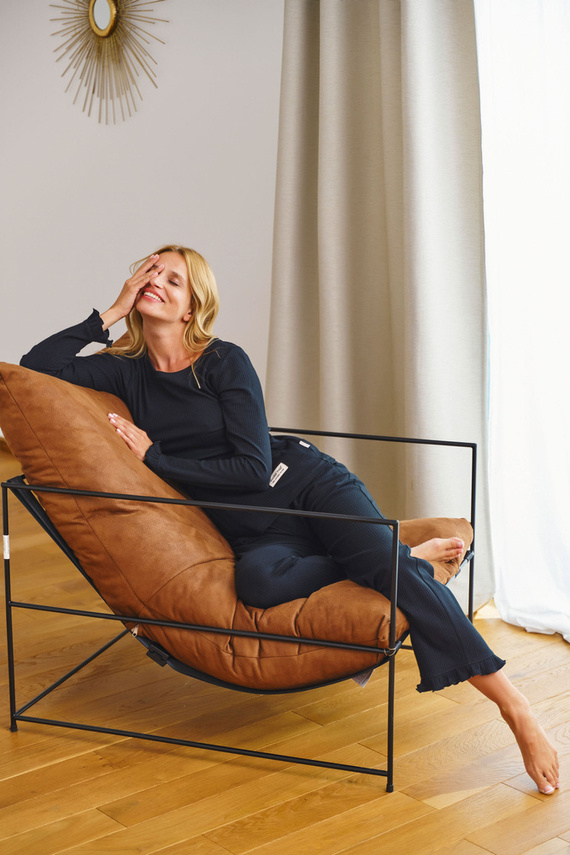 7161 Piżama Damska Doctor Nap - czarny