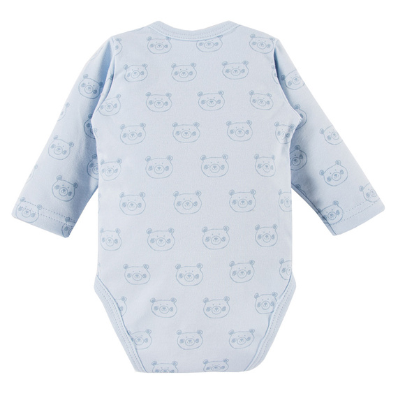 Big Bear Body rozpinane z długim rękawem Eevi - niebieski