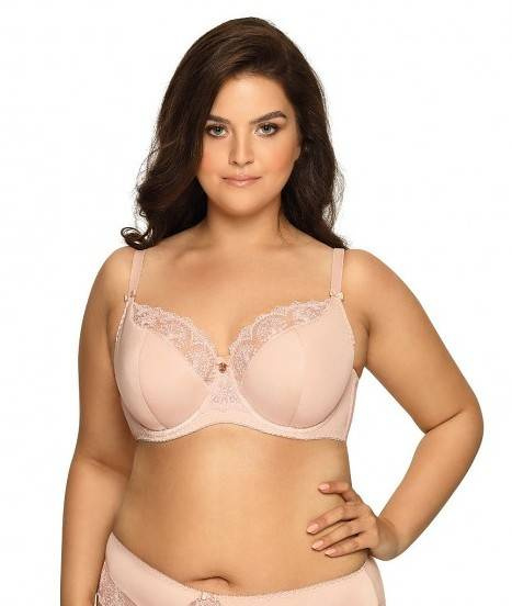 1921 Półusztywniany Biustonosz Ava - granatowy