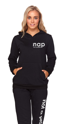 4134 Bluza dresowa Doctor Nap - black