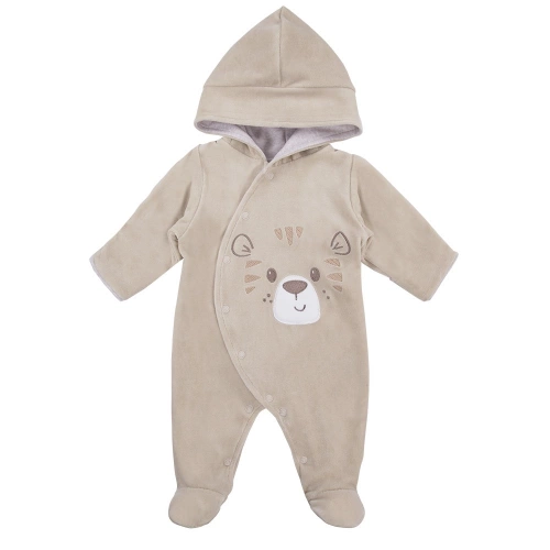 "Baby Love" Pajac welurowy Ewa Klucze - niebieski