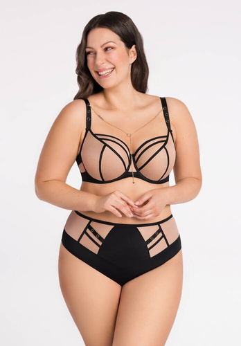 Gorsenia K 886 Tesora Figi damskie beżowy 