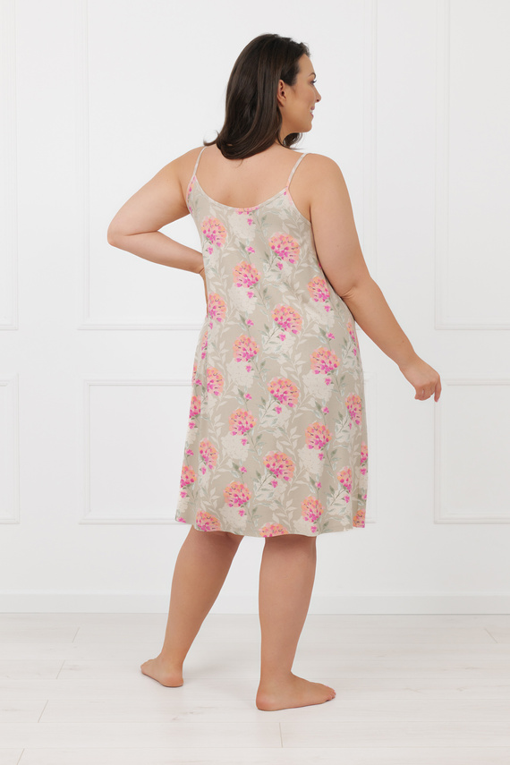 Koszula nocna Harmonia Italian Fashion cienkie ramiączka wiskoza