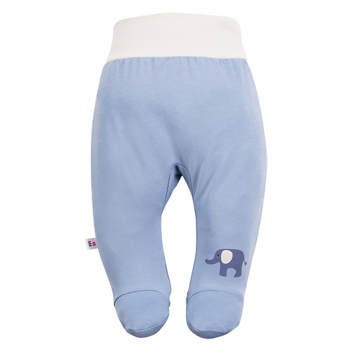 Elephant  Półśpiochy bawełniane Eevi - niebieskie