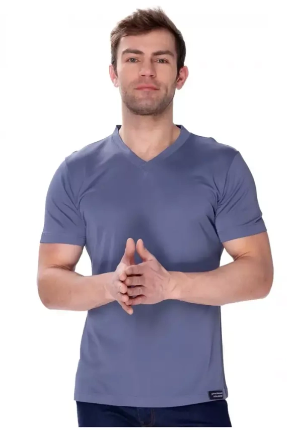 6087 Koszulka t-shirt Caro James Bradley grafitowy