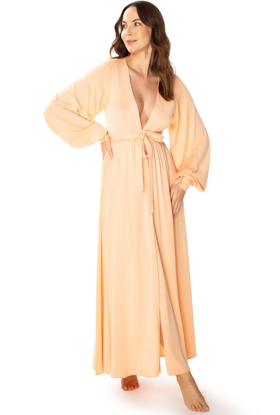 86664 Imperia Szlafrok peniuar Mewa - morelowy