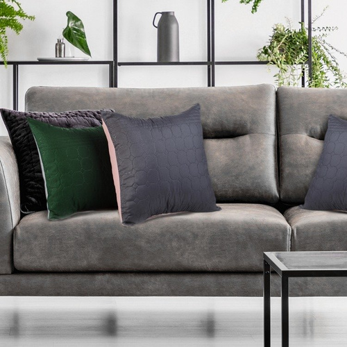 Poszewka z efektownym wzorem ADRI Design91- granat