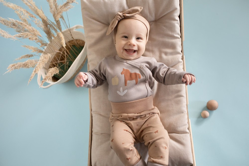 Wooden Pony Rozpinane body Pinokio - beż